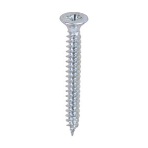 Twin Woodscrew PZ1 CSK Zinc