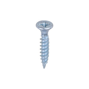 Twin Woodscrew PZ1 CSK Zinc