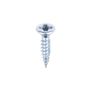 Twin Woodscrew PZ2 CSK Zinc