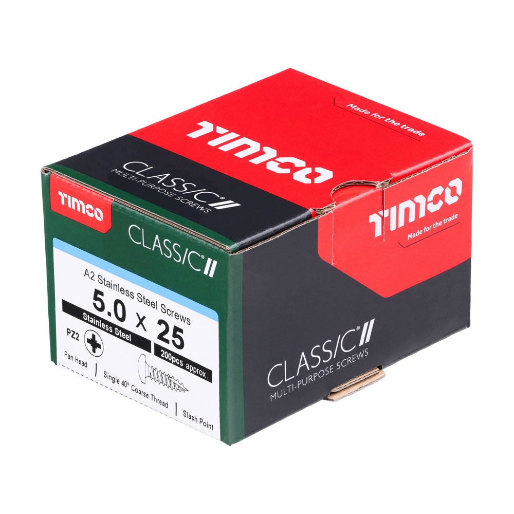 Classic Screw PZ2 PAN A2 SS - Image 2
