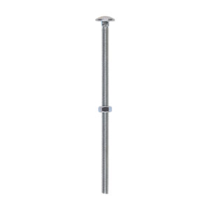 Carriage Bolt & Hex Nut - BZP