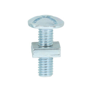 Roofing Bolt & SQ Nut Zinc