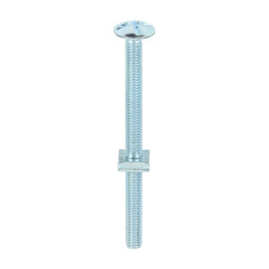 Roofing Bolt & SQ Nut Zinc