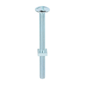 Roofing Bolt & SQ Nut Zinc