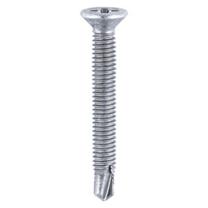 S/Drill PVC Screw CSK - BZP