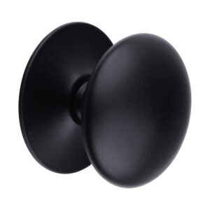 Victorian Cupboard Knob Black