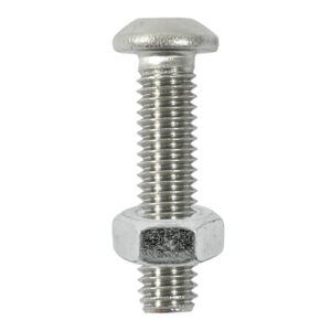 Button Socket & Nut - A2 SS