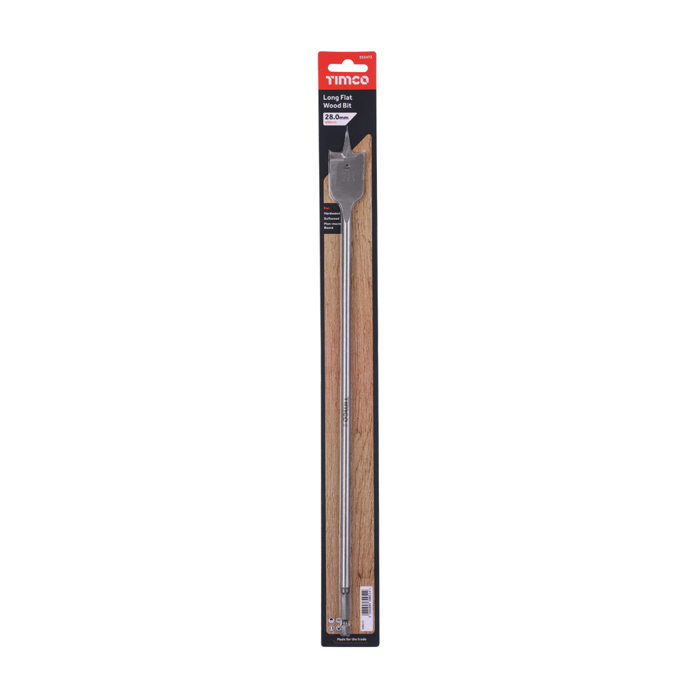 Long Flat Wood Bit - Image 2