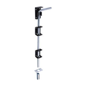 Garage Drop Down Bolt Black