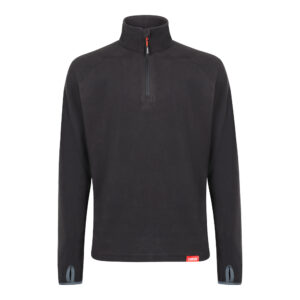 Half Zip Overhead Fleece Black