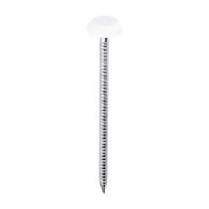 Polymer Headed Nail WHITE