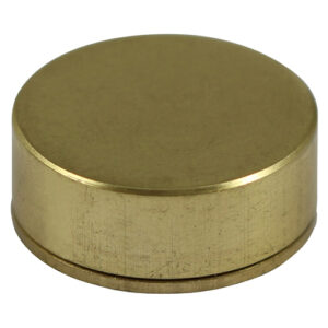 Threaded Screw Cap SAT Brass